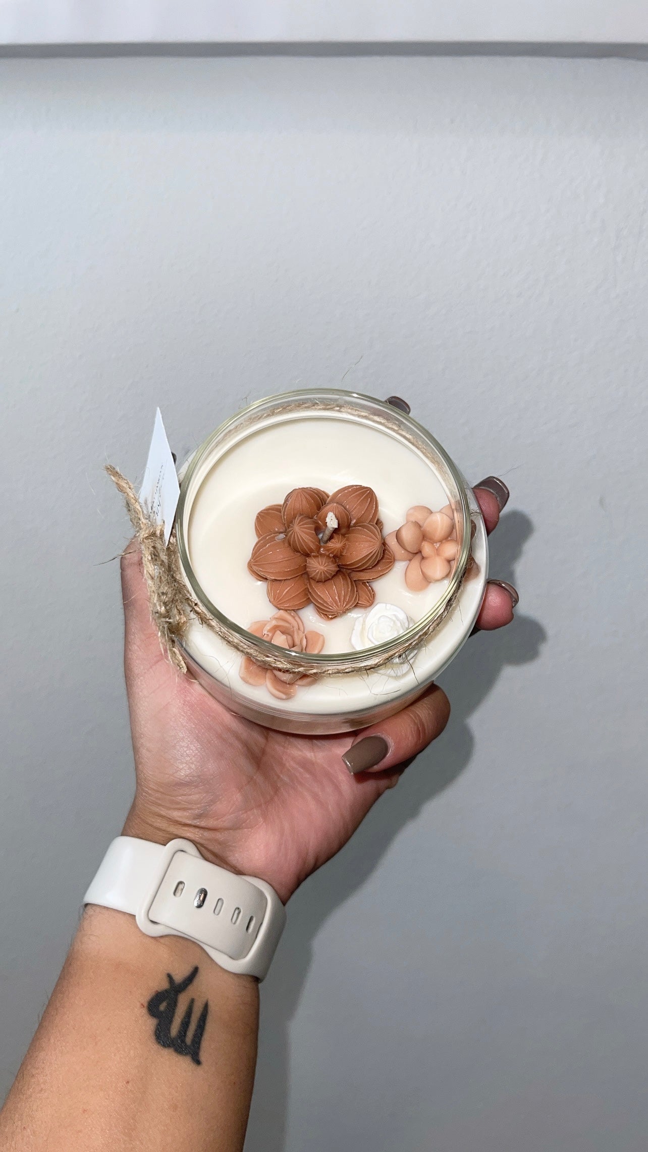 12 oz succulent soy candle