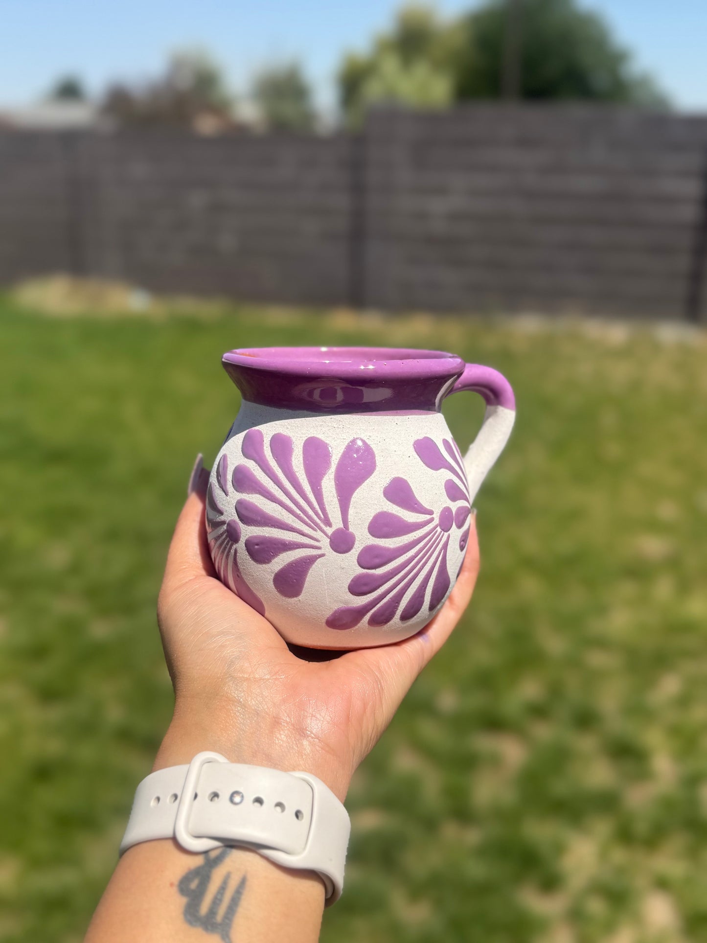 Purple engove mug 14oz candle