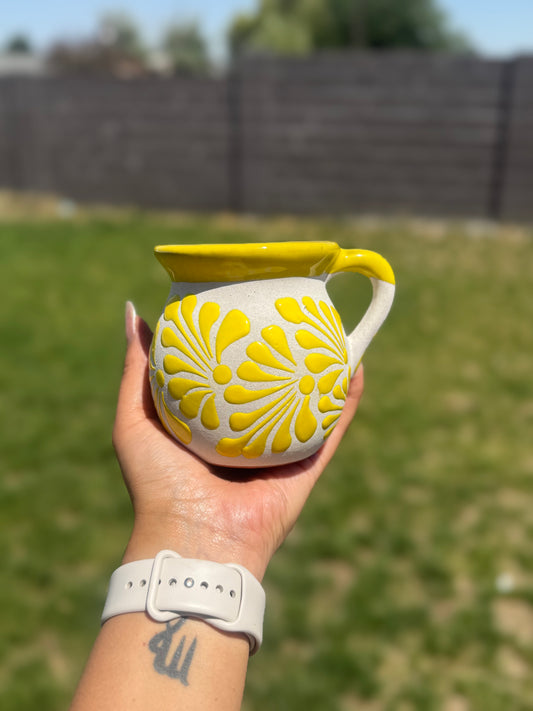 Yellow engove mug 14oz candle